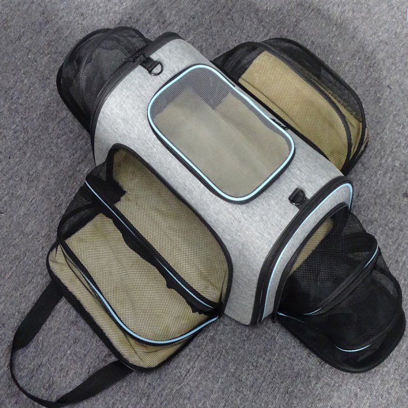 Premium Expandable Soft-Sided Pet Carrier with Mesh Ventilation & Plush Cushion - Image 6