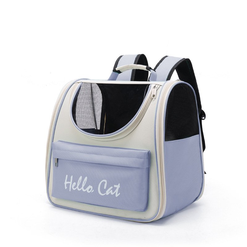 Breathable Portable Pet Carrier Backpack for Cats and Small Dogs with Mesh Windows - Image 5