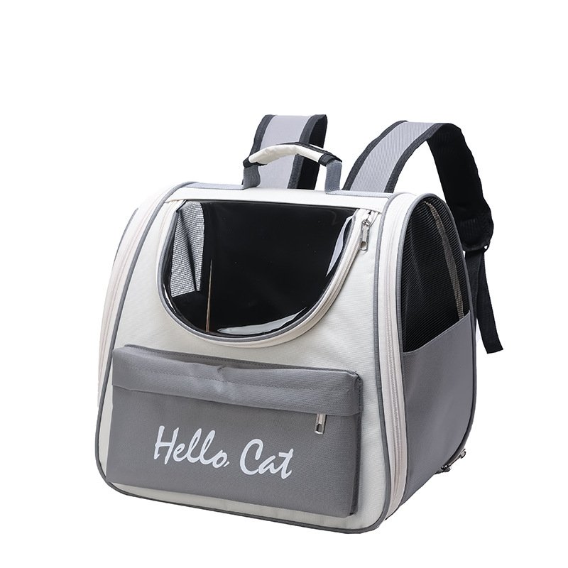 Breathable Portable Pet Carrier Backpack for Cats and Small Dogs with Mesh Windows - Image 6