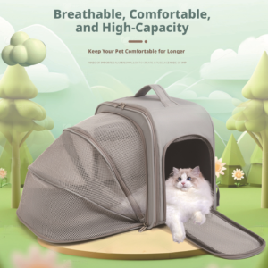 Expandable Breathable Pet Carrier Backpack